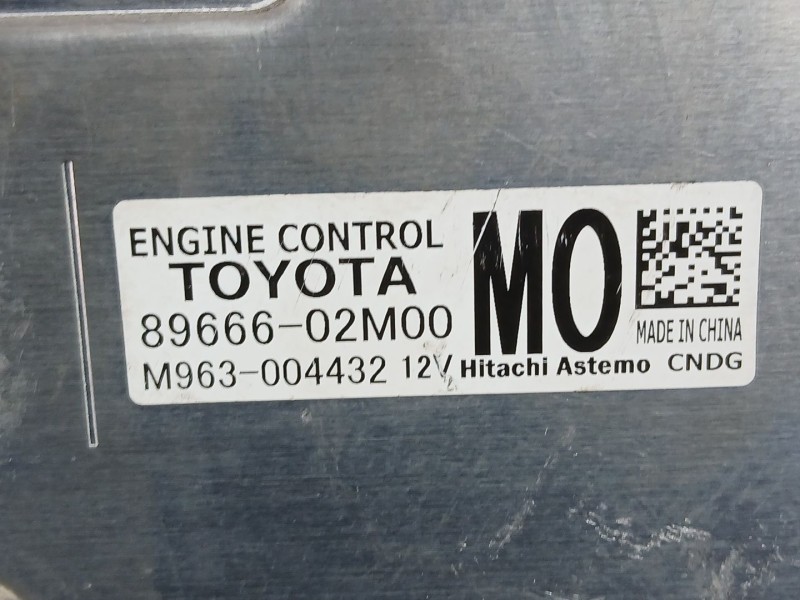 Recambio de centralita motor uce para toyota corolla sedán (_e21_) 1.8 vvti hybrid (zwe211, mzea12) referencia OEM IAM 8966602M0