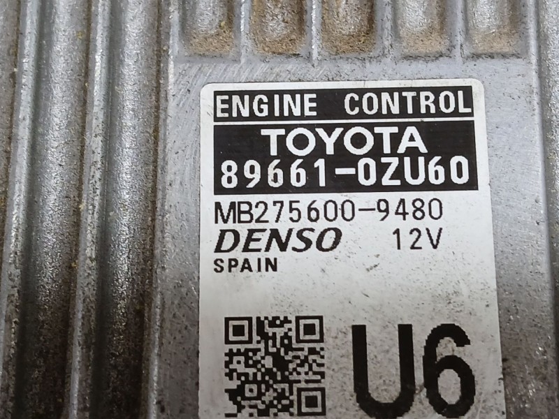 Recambio de centralita motor uce para toyota auris (-e18) 1.8 hybrid (zwee186) referencia OEM IAM 896610ZM30  