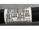 Recambio de transmision delantera derecha para citroën c-elysee (dd_) 1.6 bluehdi 100 referencia OEM IAM 9812035480 1613396080 