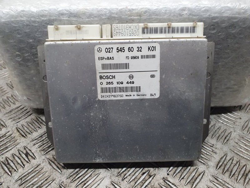 Recambio de centralita para mercedes-benz clase a (w168) 160 (168.033) referencia OEM IAM 0275456032 0265109449 BOSCH