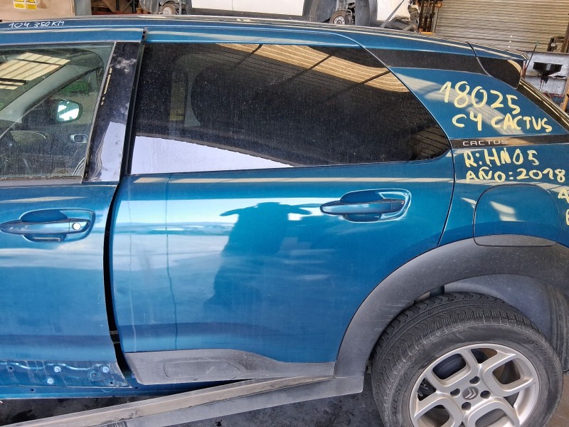 Recambio de puerta trasera izquierda para citroën c4 cactus 1.2 thp 110 referencia OEM IAM 9821336680  