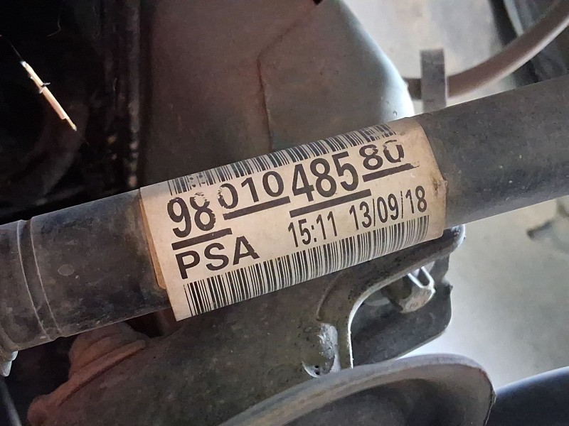 Recambio de transmision delantera izquierda para citroën c4 cactus 1.2 thp 110 referencia OEM IAM 9801048580 1612690380 