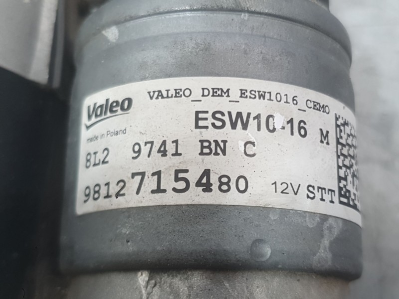 Recambio de motor arranque para opel corsa f (p2jo) 1.2 (68) referencia OEM IAM 1632746480 / 9812715480  