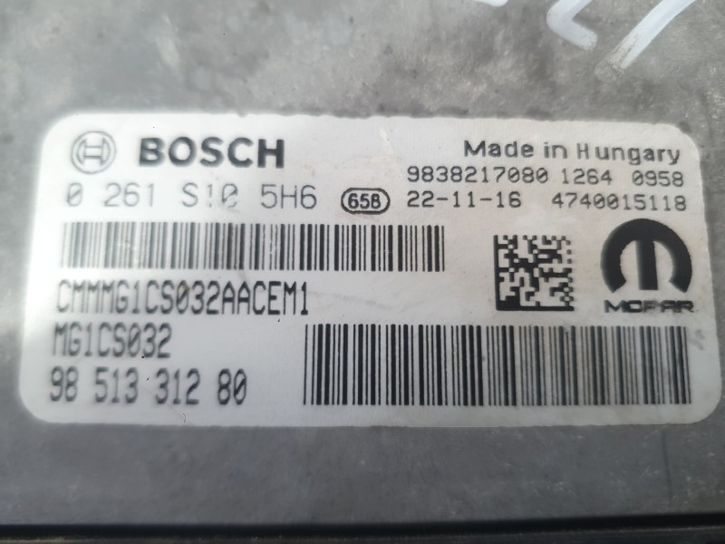 Recambio de centralita motor uce para opel corsa f (p2jo) 1.2 (68) referencia OEM IAM   