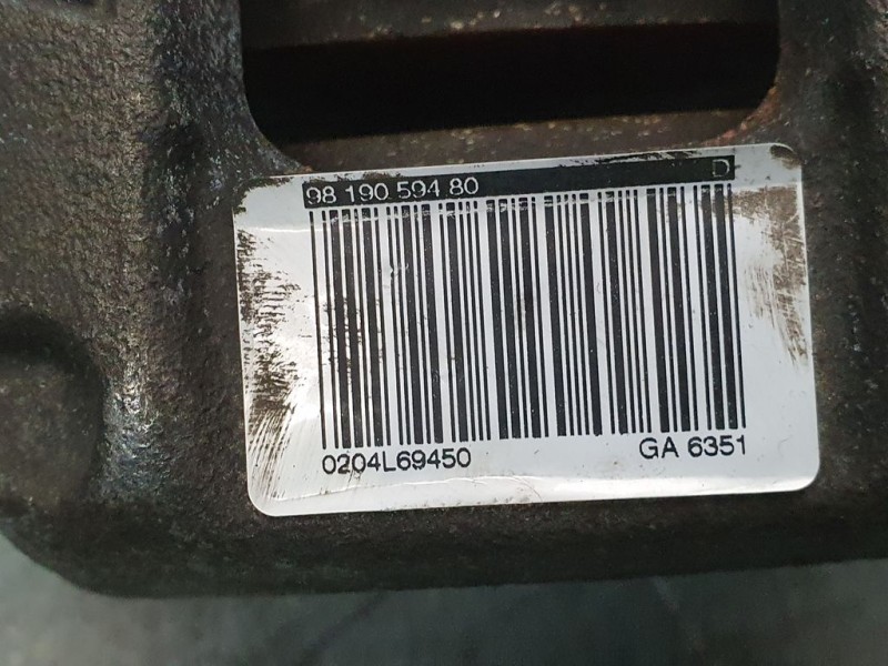Recambio de pinza freno trasera derecha para citroën berlingo feel m referencia OEM IAM 9819059480  ELECTRICA