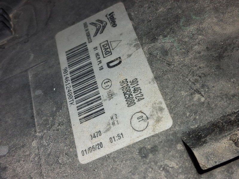 Recambio de faro derecho para citroën berlingo (er_, ec_) 1.5 bluehdi 100 referencia OEM IAM 9816825080  