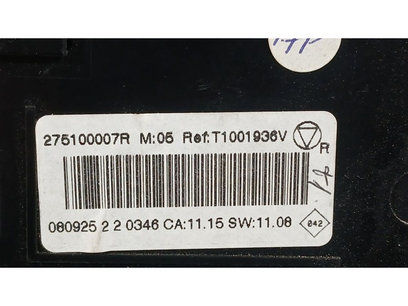 Recambio de mando climatizador para renault megane iii hatchback (bz0/1_, b3_) 1.5 dci referencia OEM IAM   