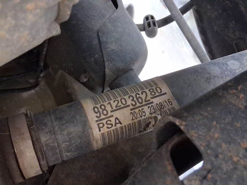 Recambio de transmision delantera izquierda para citroën c-elysee (dd_) 1.6 bluehdi 100 referencia OEM IAM 9812036280 1613396280