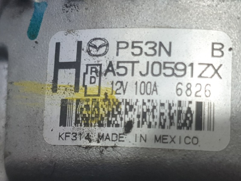 Recambio de alternador para mazda 2 hatchback (dl, dj) 1.5 skyactiv-g referencia OEM IAM P53N18W70  