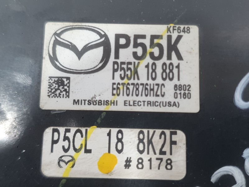 Recambio de centralita motor uce para mazda 2 hatchback (dl, dj) 1.5 skyactiv-g referencia OEM IAM P55K18881  