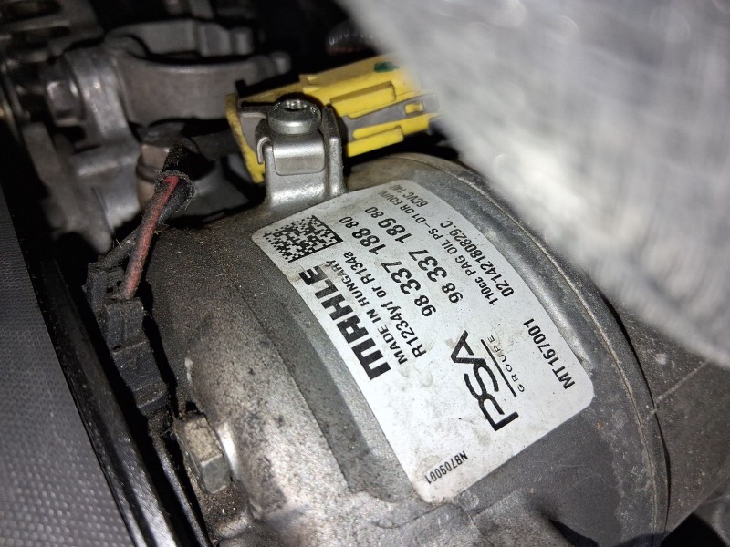 Recambio de compresor aire acondicionado para peugeot 308 iii (fb_, fh_, fp_, f3_, fm_) bluehdi 130 (fbyhzl, fbyhzt) referencia 