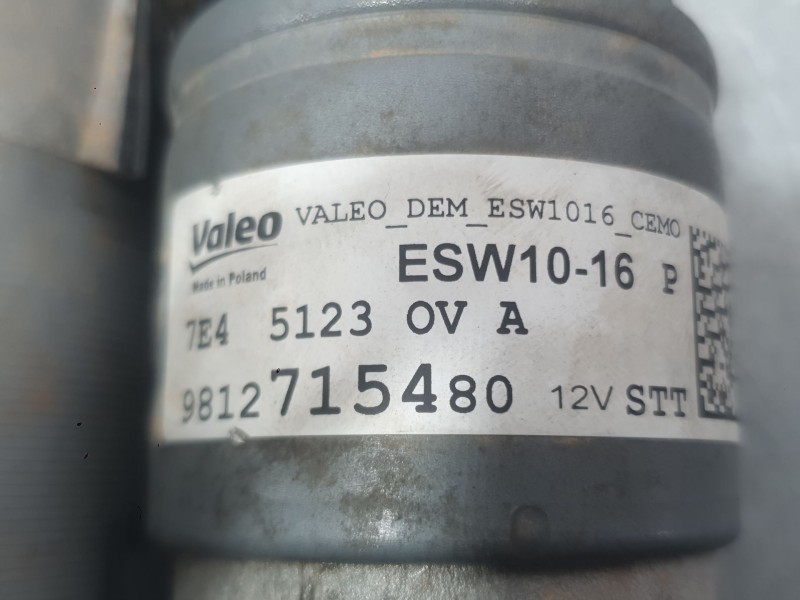 Recambio de motor arranque para opel corsa f (p2jo) 1.2 (68) referencia OEM IAM 1632746480  