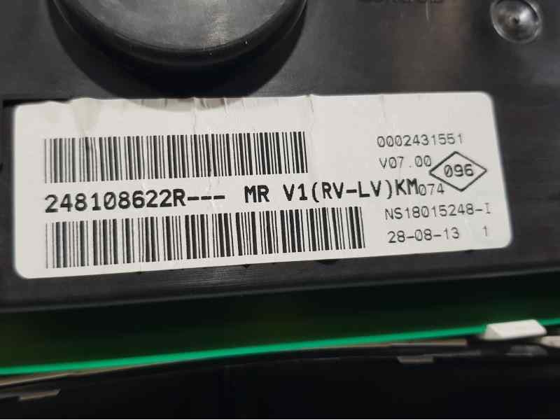 Recambio de cuadro instrumentos para dacia dokker ambiance referencia OEM IAM 248108622R NS18015248I JOHNSON CONTROLS