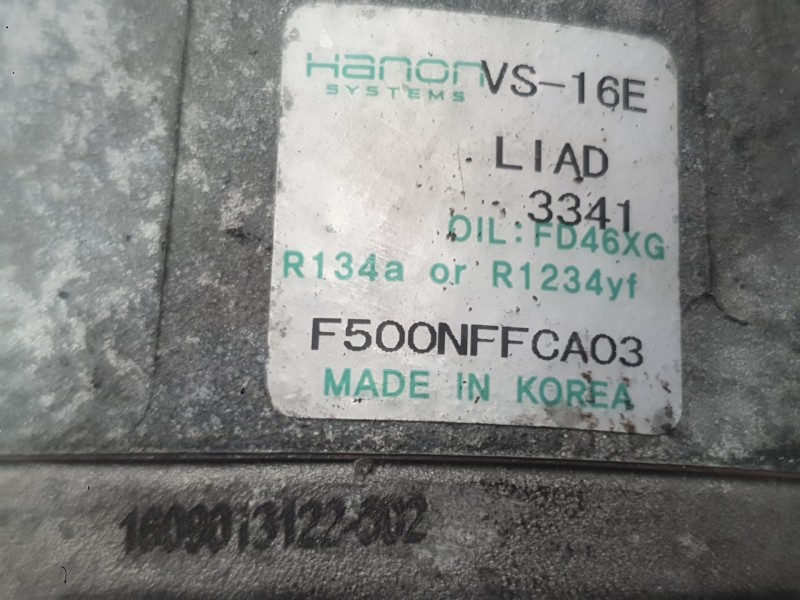 Recambio de compresor aire acondicionado para hyundai tucson (tl, tle) 1.7 crdi referencia OEM IAM 97701D7100  
