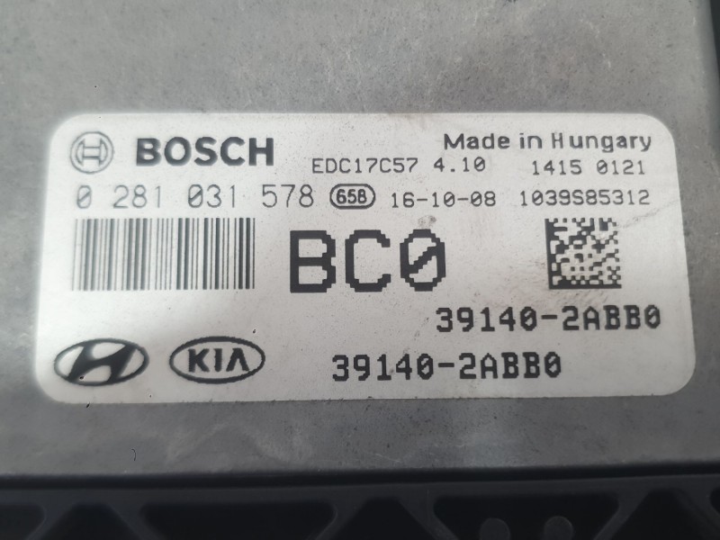 Recambio de centralita motor uce para hyundai tucson (tl, tle) 1.7 crdi referencia OEM IAM 391502A320  
