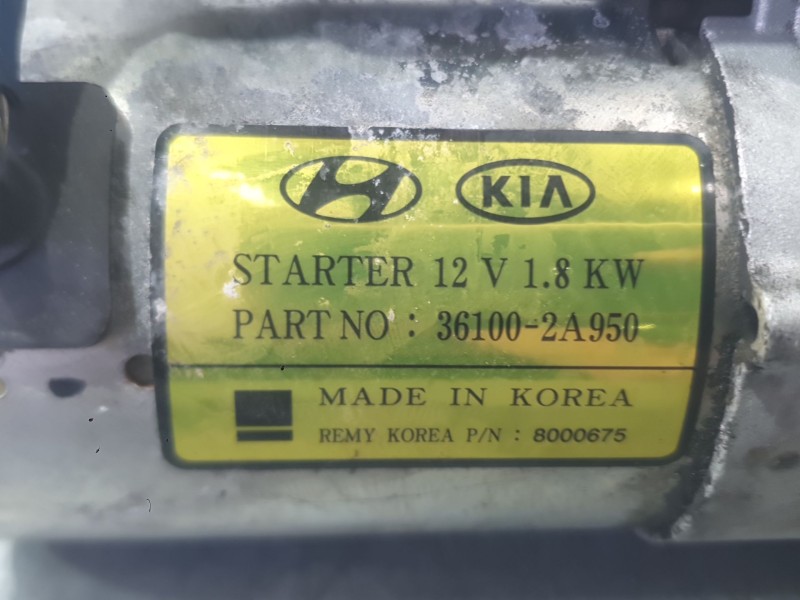 Recambio de motor arranque para hyundai tucson (tl, tle) 1.7 crdi referencia OEM IAM 361002A950  