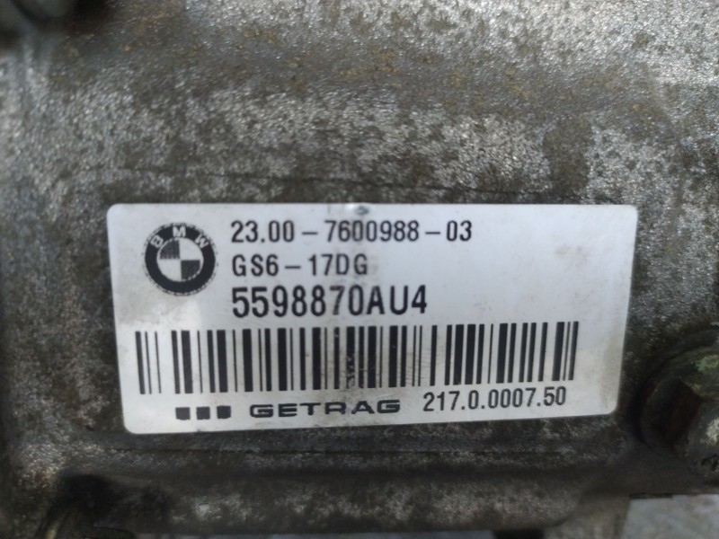 Recambio de caja cambios para bmw 1 (f20) 116 d referencia OEM IAM AU4 5598870 2300760098803
