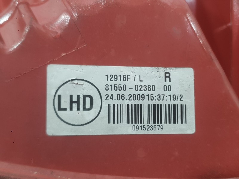 Recambio de piloto trasero derecho para toyota auris (_e15_) 1.4 d-4d (nde150_) referencia OEM IAM 8155102380  