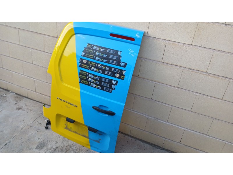 Recambio de puerta trasera izquierda carga para peugeot partner furgoneta/monovolumen (k9) 1.5 bluehdi 100 referencia OEM IAM 98