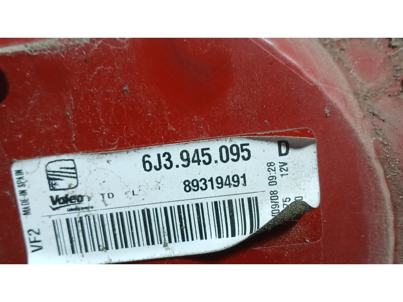 Recambio de piloto trasero izquierdo para seat ibiza iv sc (6j1, 6p5) 1.4 referencia OEM IAM 6J3945095F  