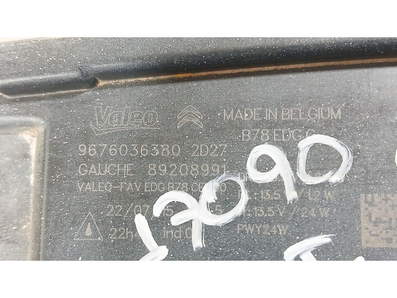 Recambio de piloto delantero izquierdo para citroën c4 picasso ii 1.6 bluehdi 120 referencia OEM IAM   