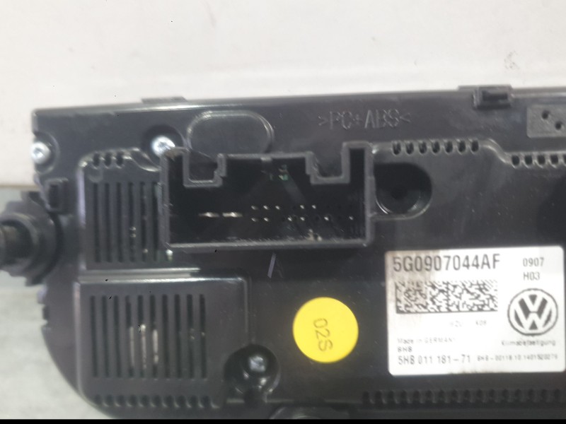 Recambio de mando climatizador para volkswagen golf vii (5g1, bq1, be1, be2) 1.6 tdi referencia OEM IAM   