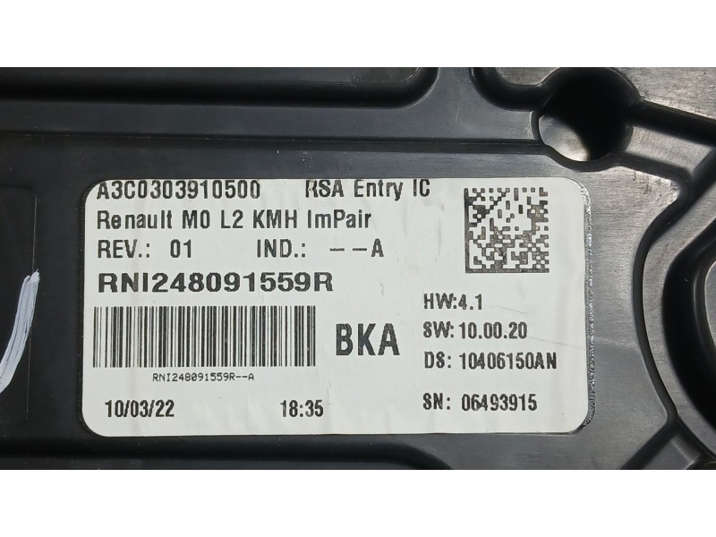 Recambio de cuadro instrumentos para renault express furgoneta/monovolumen 1.5 blue dci 75 (f6aa) referencia OEM IAM 248096218R 