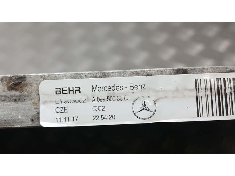 Recambio de radiador agua para mercedes-benz glc coupe (c253) 350 e 4-matic (253.354) referencia OEM IAM A0995003600 Radiador au