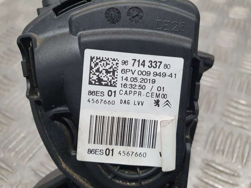 Recambio de potenciometro pedal para citroën c3 elle referencia OEM IAM 9671433780 6PV00994941 