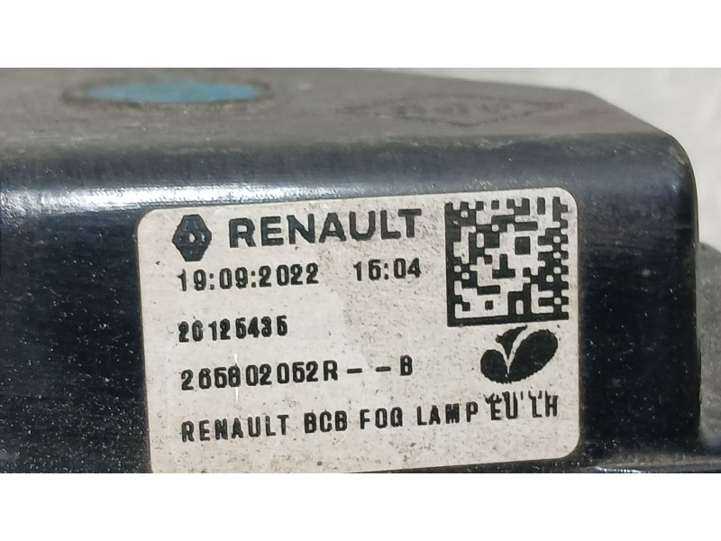 Recambio de piloto trasero izquierdo paragolpes para renault megane e-tech suv ev60 referencia OEM IAM 265802052R  