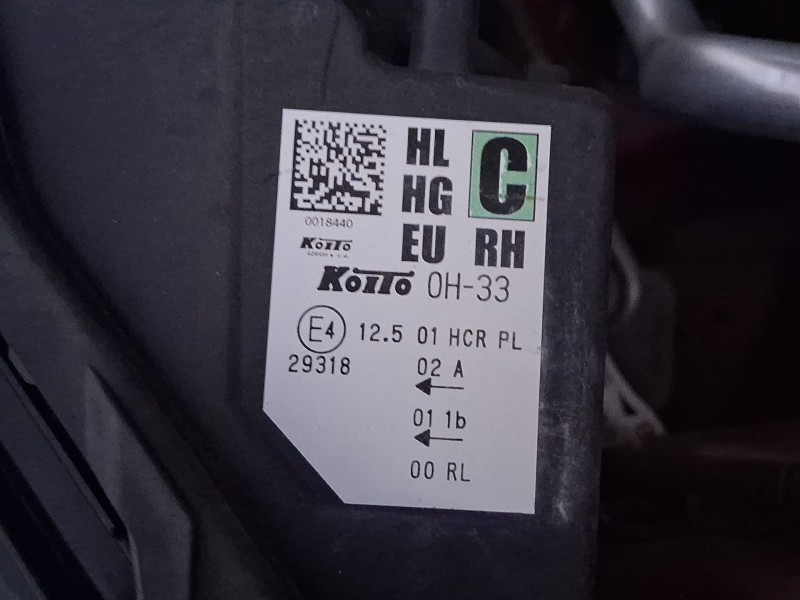 Recambio de faro derecho para toyota aygo x (_b7_) 1.0 vvt-i (kgb70) referencia OEM IAM 811100H261  