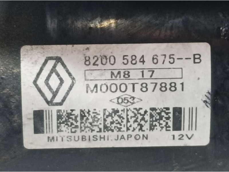 Recambio de motor arranque para nissan qashqai (j10) visia referencia OEM IAM 8200584675B M000T87881 MITSUBISHI
