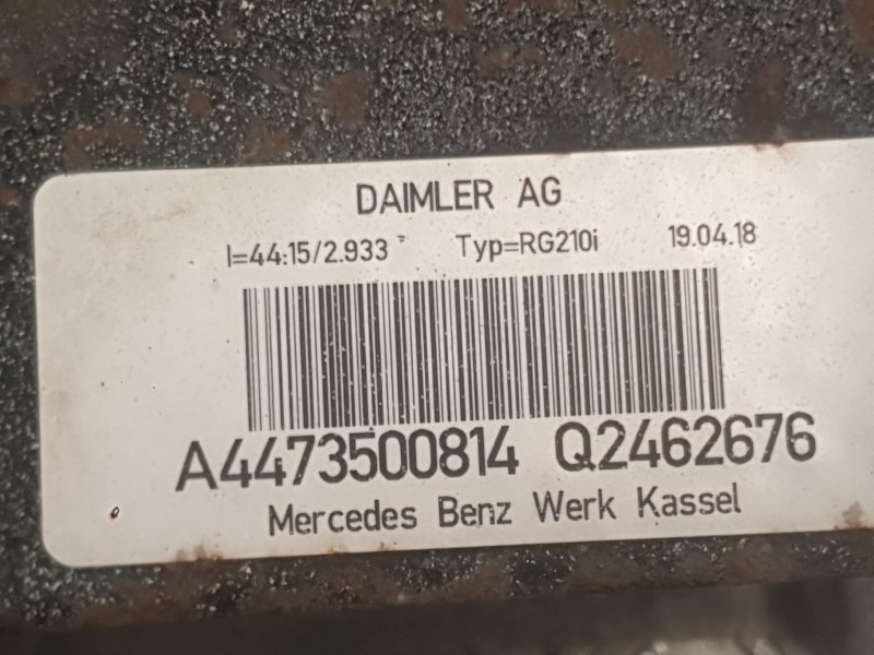 Recambio de diferencial trasero para mercedes-benz vito tourer (w447) 114 cdi / 114 bluetec 4-matic (447.701, 447.703,... refere