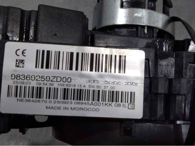 Recambio de mando luces y limpia para peugeot 208 (p2) active pack referencia OEM IAM 98369259ZD00  VALEO