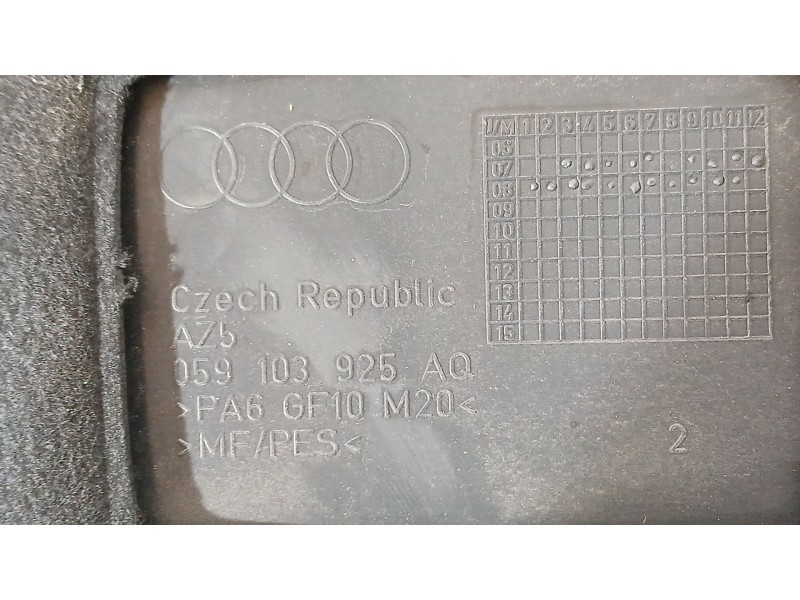 Recambio de tapa motor para audi a4 b8 avant (8k5) 2.7 tdi referencia OEM IAM 059103925BG  