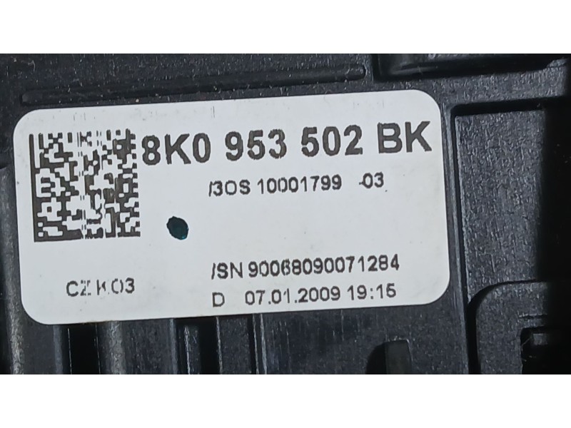 Recambio de mando luces y limpia para audi a4 b8 avant (8k5) 2.7 tdi referencia OEM IAM 8K0953502BK4PK  