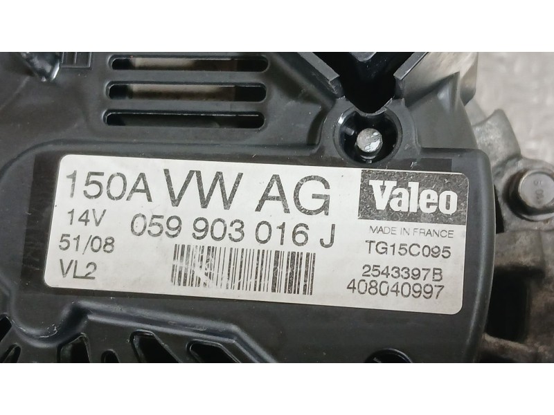 Recambio de alternador para audi a4 b8 avant (8k5) 2.7 tdi referencia OEM IAM 059903016JV  