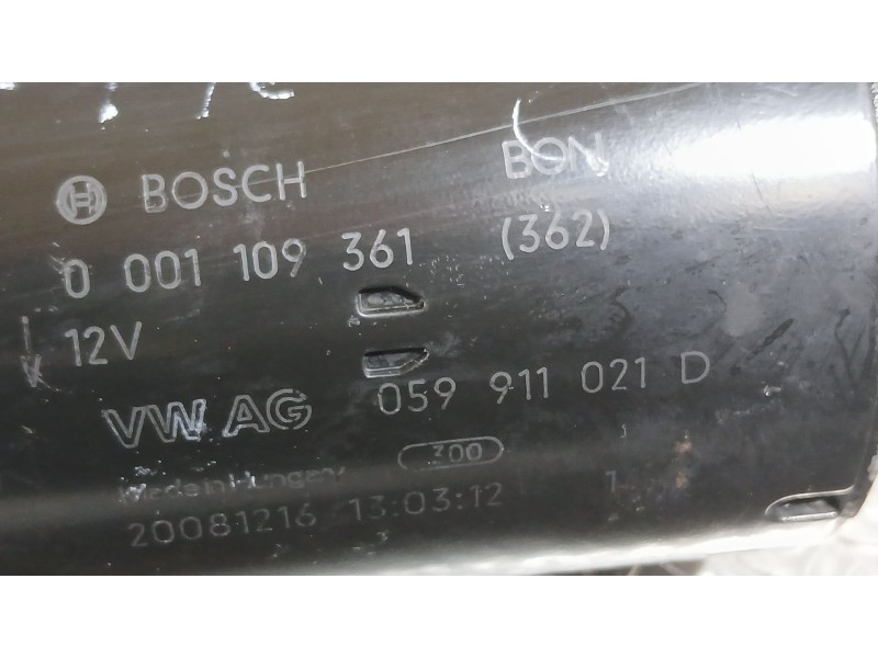 Recambio de motor arranque para audi a4 b8 avant (8k5) 2.7 tdi referencia OEM IAM 059911021M  