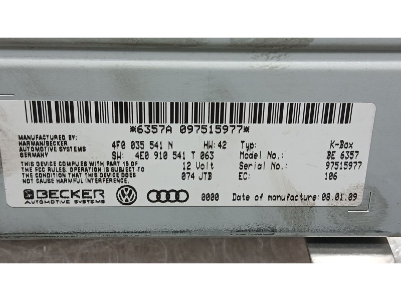 Recambio de modulo electronico para audi a4 b8 avant (8k5) 2.7 tdi referencia OEM IAM   