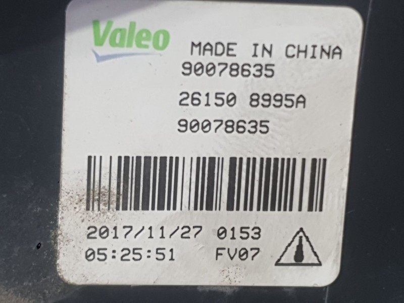 Recambio de faro antiniebla derecho para nissan x-trail iii (t32_, t32r, t32rr) 2.0 dci (t32) referencia OEM IAM 261508995A  