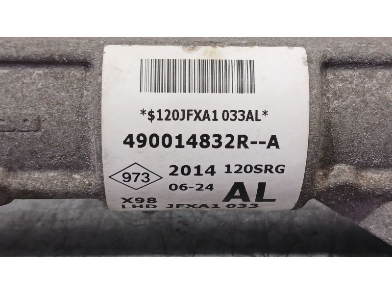 Recambio de cremallera direccion para renault clio iv (bh_) 1.5 dci 75 referencia OEM IAM 490018833R 490016510R. MECÁNICA 