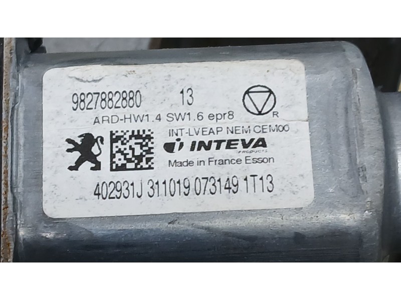Recambio de elevalunas trasero derecho para peugeot 508 sw ii (fc_, fj_, f4_) 2.0 bluehdi 160 referencia OEM IAM 9827880280 ELEC