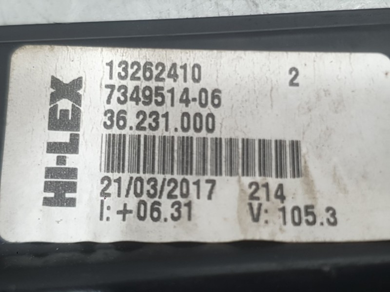 Recambio de elevalunas delantero derecho para bmw x1 (f48) sdrive 18 d referencia OEM IAM 51337434786  