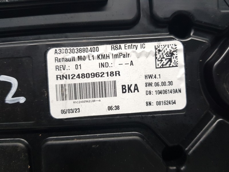 Recambio de cuadro instrumentos para renault express furgoneta/monovolumen 1.5 blue dci 95 (f6ab) referencia OEM IAM 248096218R 