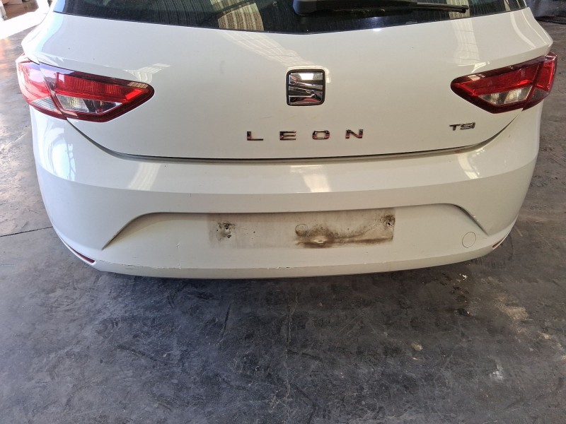 Recambio de paragolpes trasero para seat leon (5f1) 1.4 tsi referencia OEM IAM 5F0807421GRU  
