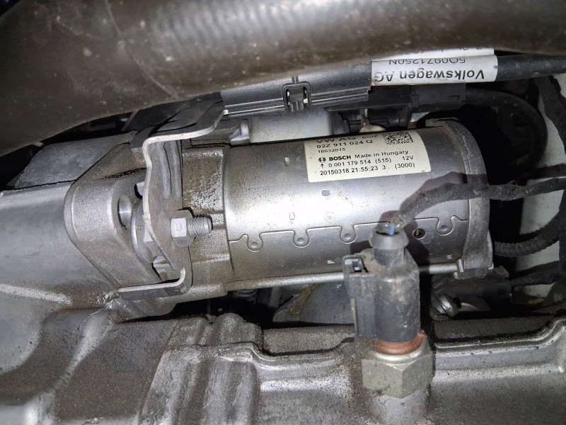 Recambio de motor arranque para seat leon (5f1) 1.4 tsi referencia OEM IAM 02Z911022C  