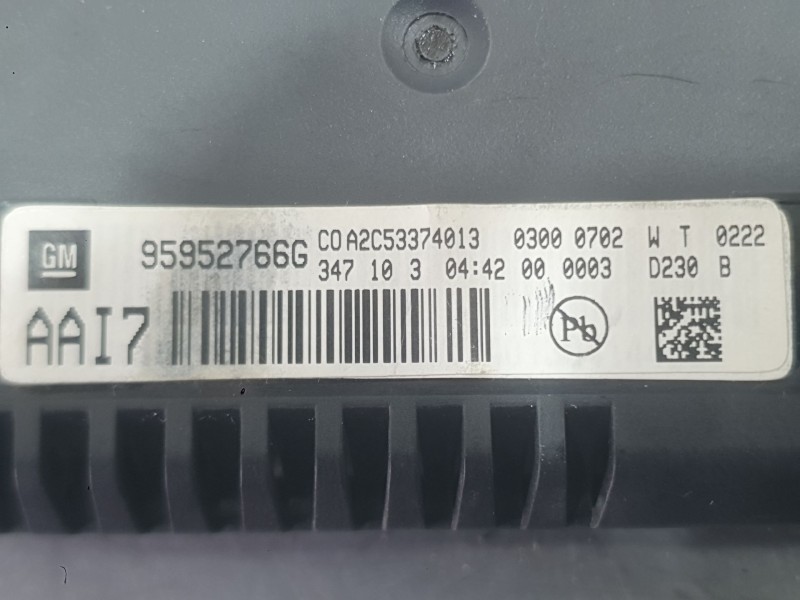 Recambio de pantalla multifuncion para chevrolet cruze l referencia OEM IAM   