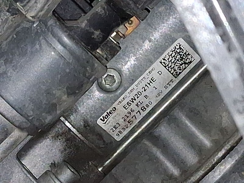 Recambio de motor arranque para citroën jumpy iii furgoneta (v_) 1.5 bluehdi 100 referencia OEM IAM 9832577880 1686438280 
