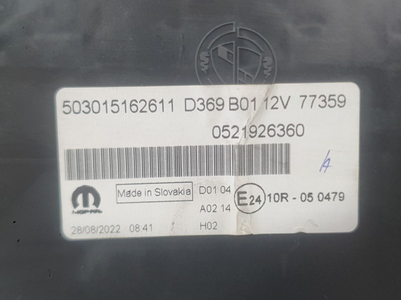 Recambio de cuadro instrumentos para fiat doblo cargo (263_) 1.6 d multijet referencia OEM IAM 52069313  