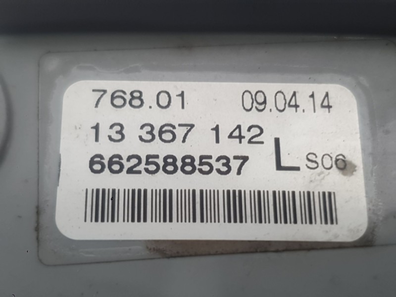 Recambio de piloto delantero izquierdo para opel astra j (p10) 1.7 cdti (68) referencia OEM IAM 662588537 LUZ DIURNA 